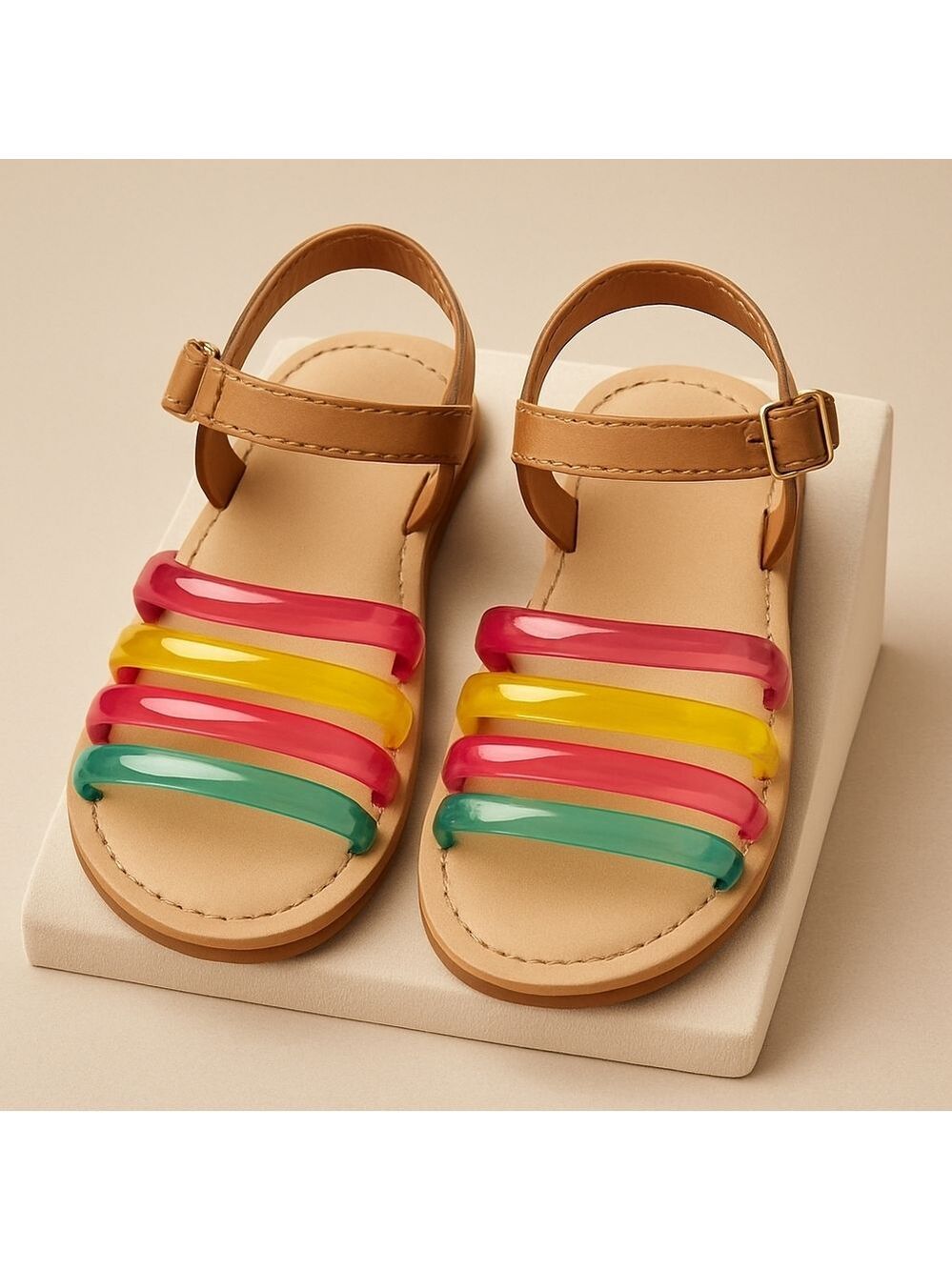 NWOT Old Navy Sz 9 Colorful Kids Sandals